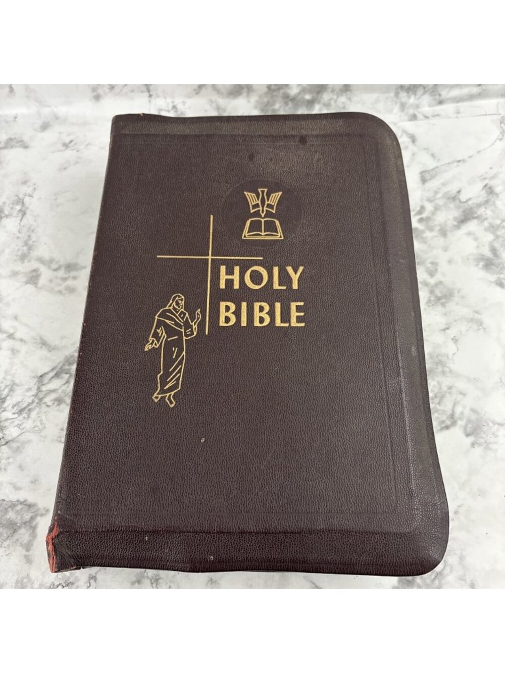 Holy Family Edition Catholic Bible 1950 Old & New Testament Gold Edge Pages